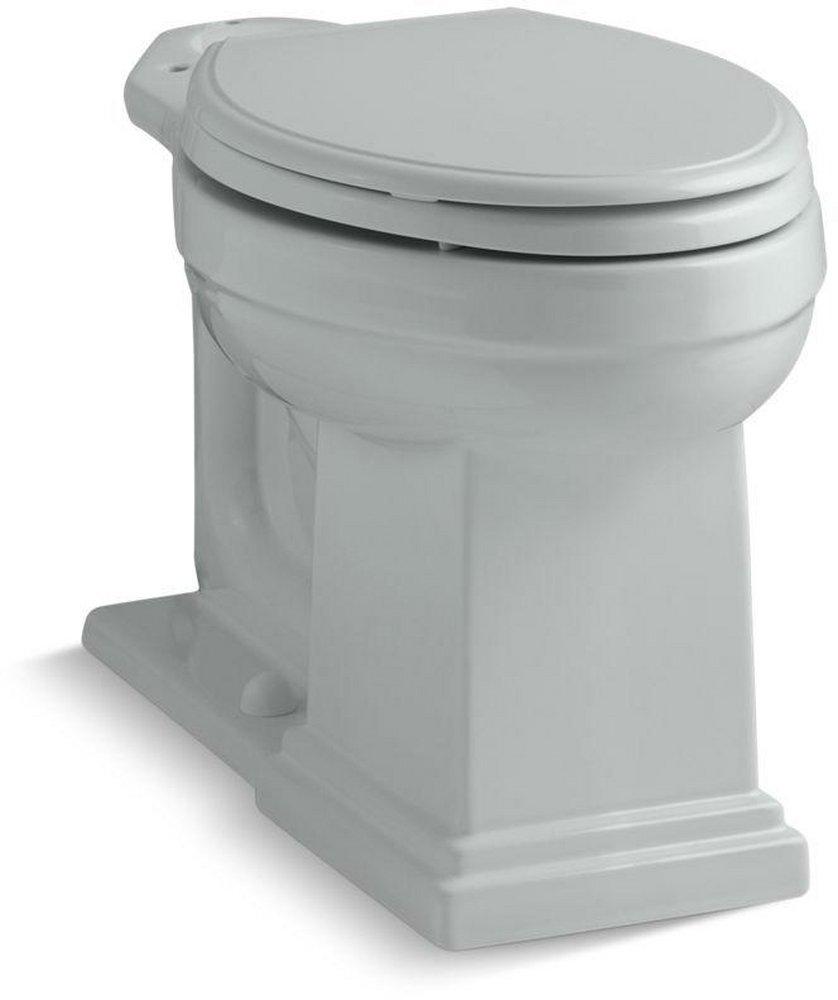 KOHLER Ice&trade; Grey Elongated Comfort Height Toilet Bowl 