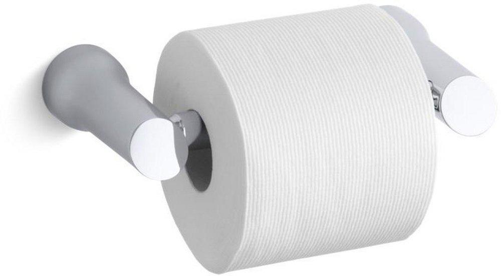 KOHLER Polished Chrome Wall Mount Toilet Tissue Holder 