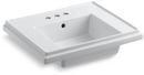 KOHLER White Pedestal Bathroom Sink 