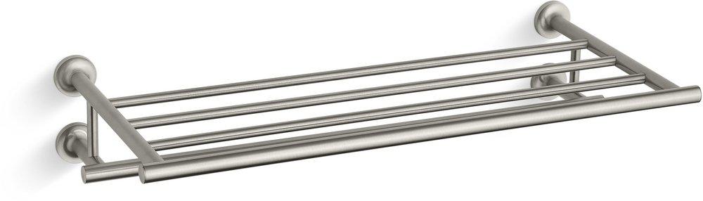 KOHLER Vibrant&reg; Brushed Nickel 24 in. Towel Holder 