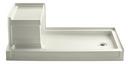 KOHLER Biscuit 60 in. Rectangle Shower Base 