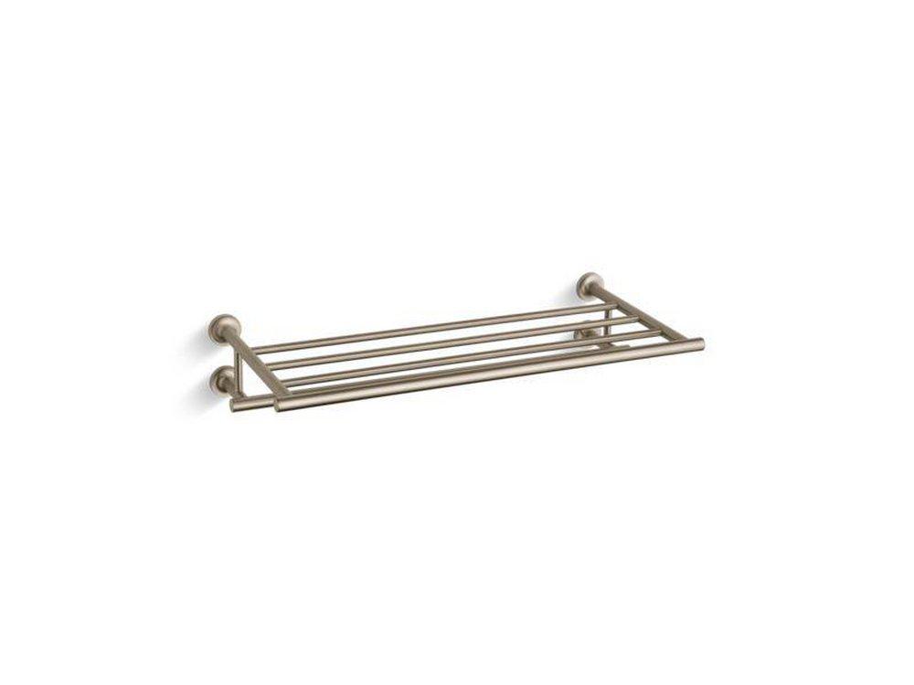 KOHLER Vibrant&reg; Brushed Bronze 24 in. Towel Holder 