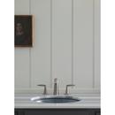 KOHLER Vibrant Brushed Nickel Two Handle Widespread Bathroom Sink Faucet with High Arc Spout 