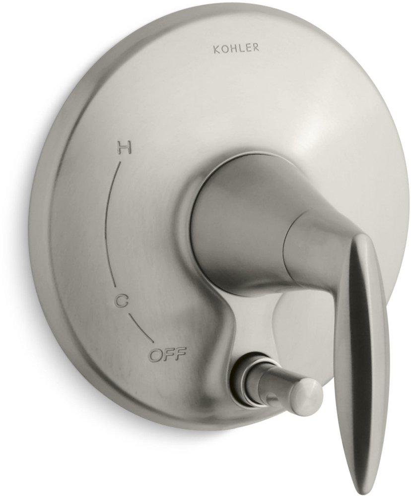 KOHLER Vibrant&reg; Brushed Nickel Single Handle Bathtub & Shower Faucet Trim Only 