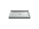 48 in. Rectangle Shower Base in Ice Grey