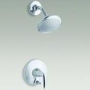 KOHLER Vibrant&reg; Brushed Nickel Single Lever Handle Shower Trim with Push-Button Diverter 
