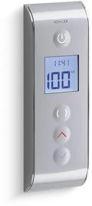 KOHLER Satin Chrome with Polished Chrome Digital Shower Interface 