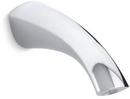 KOHLER Polished Chrome Wall-Mount Non-Diverter Tub Spout 