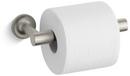 KOHLER Vibrant&reg; Brushed Nickel Wall Mount Toilet Tissue Holder 