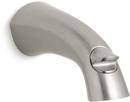 KOHLER Vibrant&reg; Brushed Nickel Wall Mount Tub Spout with Diverter 