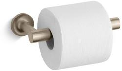 Wall Mount Toilet Tissue Holder in Vibrant Brushed Bronze