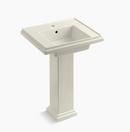 24 x 19-1/2 in. Square Pedestal Sink with Base in Biscuit
