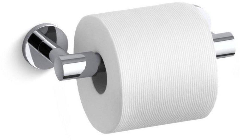 KOHLER Polished Chrome Wall Mount Toilet Tissue Holder 