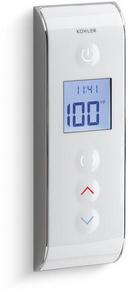 KOHLER White Digital Shower Interface 