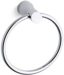 KOHLER Polished Chrome Round Closed Towel Ring 