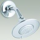 Dual Function Wide Coverage and Medium Coverage Showerhead in Vibrant Brushed Nickel