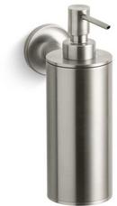 KOHLER Vibrant&reg; Brushed Nickel Wall Mount Soap and Lotion Dispenser 