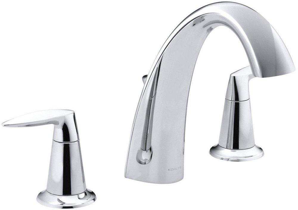 KOHLER Polished Chrome Two Handle Roman Tub Faucet 