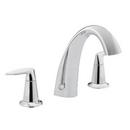 KOHLER Polished Chrome Two Handle Roman Tub Faucet Trim Only 