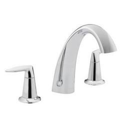 Two Handle Roman Tub Faucet in Polished Chrome (Trim Only)