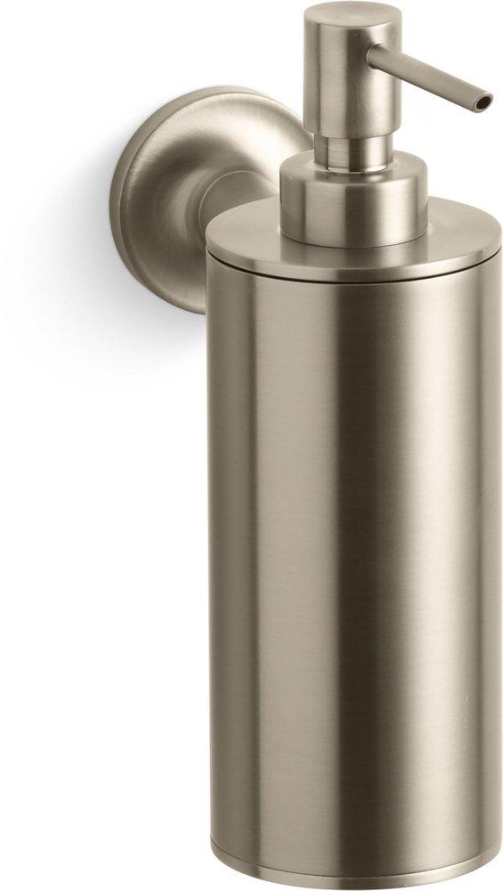 KOHLER Vibrant&reg; Brushed Bronze Wall Mount Soap and Lotion Dispenser 