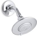 Dual Function Wide Coverage and Medium Coverage Showerhead in Polished Chrome