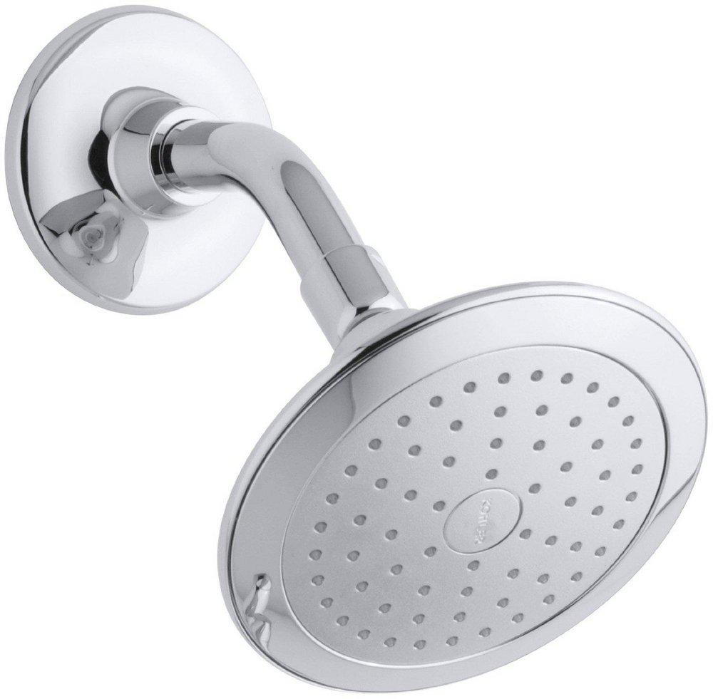KOHLER Polished Chrome Single Function Full Showerhead 
