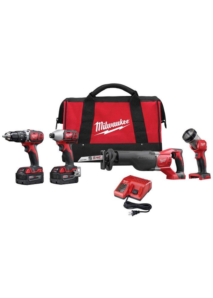 Milwaukee® Black Cordless 2 Reciprocating Saw Tool Kit 