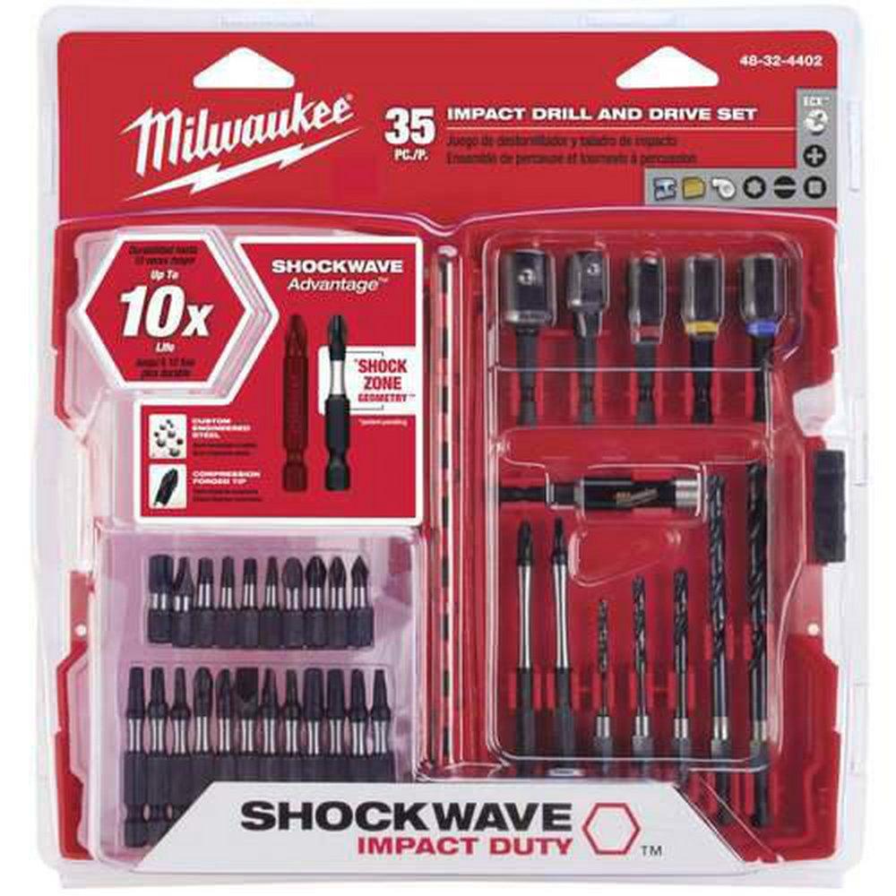 Milwaukee&reg; 1/4 x 1/4 in. Hex Driver and Twist 35 Piece 
