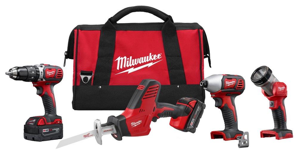 Milwaukee® Black Cordless Reciprocating 3 Tool Kit 