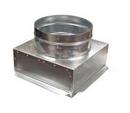 Duct Square-To-Round Ceiling Box 
