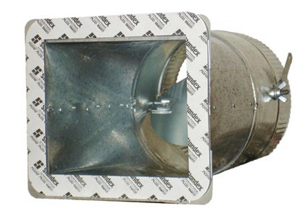 Adhesive Takeoff Square-to-Round Damper 