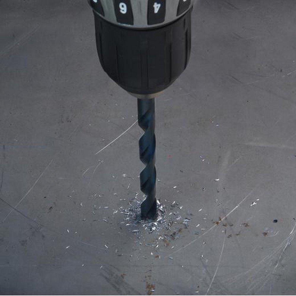 Milwaukee&reg; Silver 13/32 x 13/32 in. 3-Flat Jobber 6 Piece 