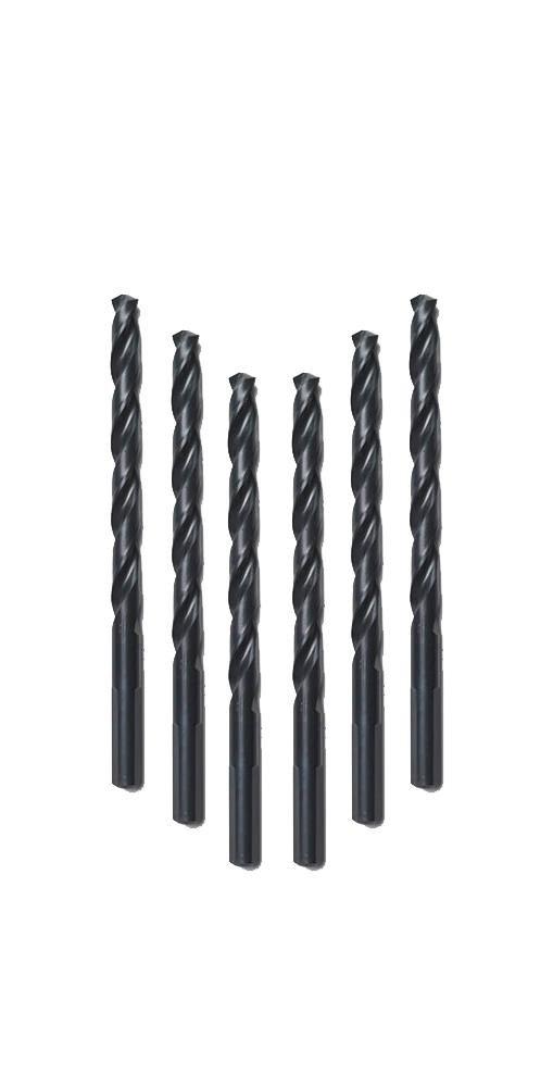 Milwaukee&reg; Silver 3-Flat Jobber Drill Bit Set (6-Piece) 
