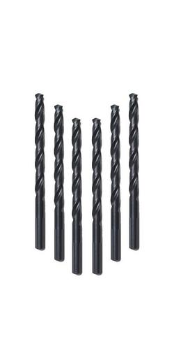 23/64 x 23/64 x 3/8 in. 3-Flat Jobber 6 Piece