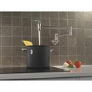 Delta Faucet Brilliance Stainless Two Handle Lever Pot Filler 
