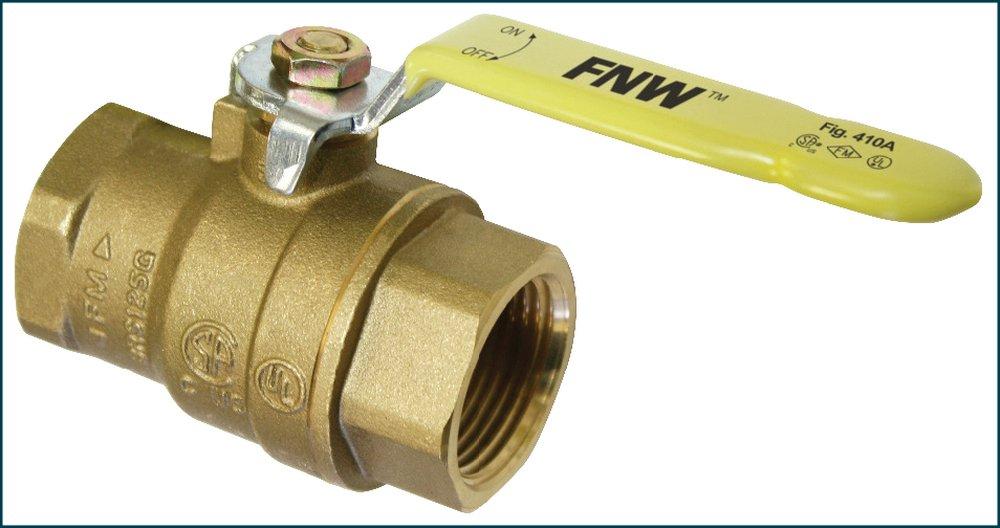 FNW&reg; Brass Full Port Threaded 600# Ball Valve 