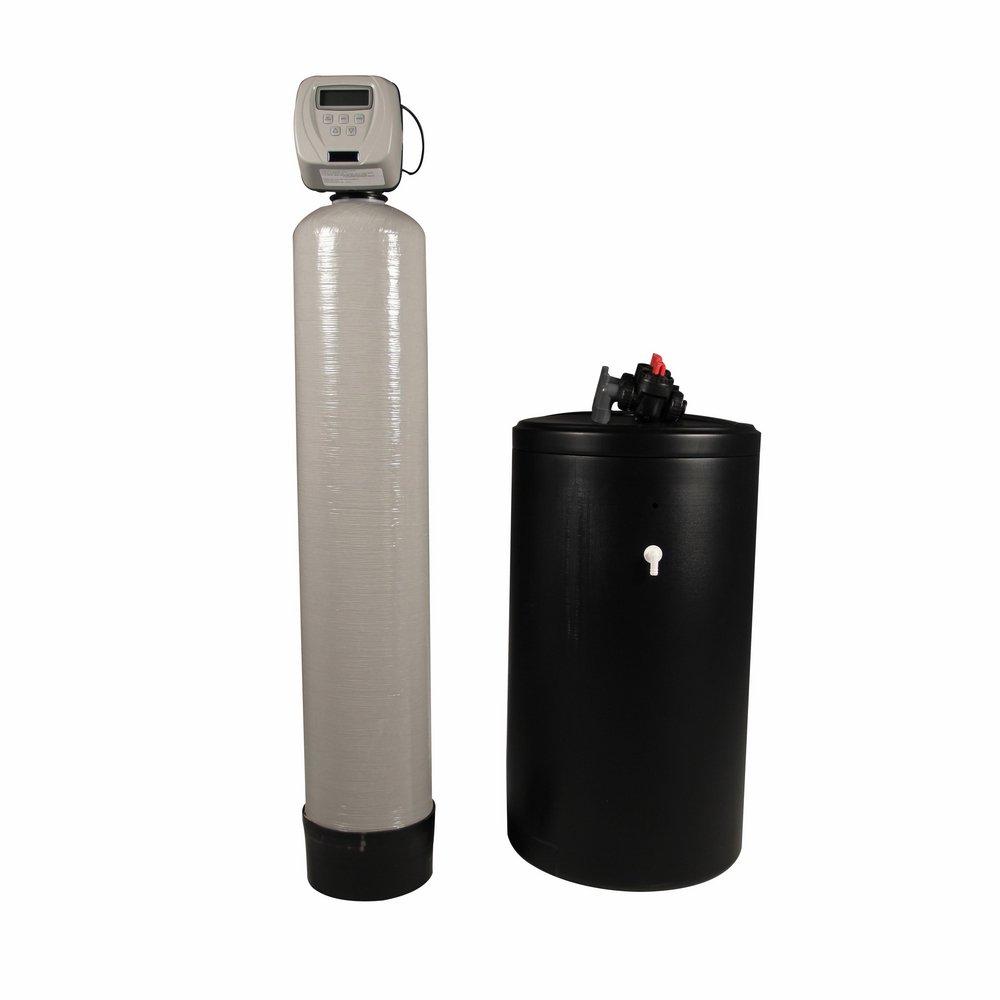 Franklin Electric 2 Tank Water Softener with 1 in. MIP Elbow 