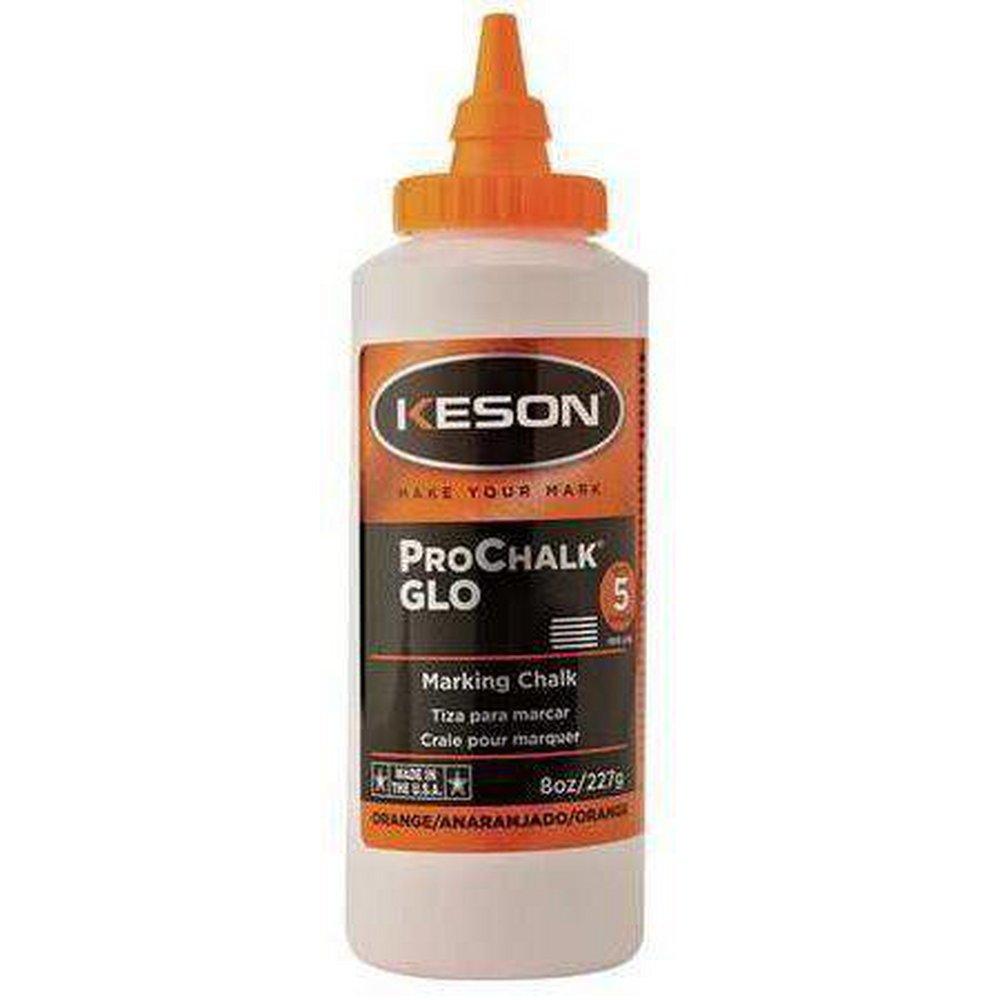 Keson Grey Ultrafine Marking Chalk Refill Powder in Glow Orange 