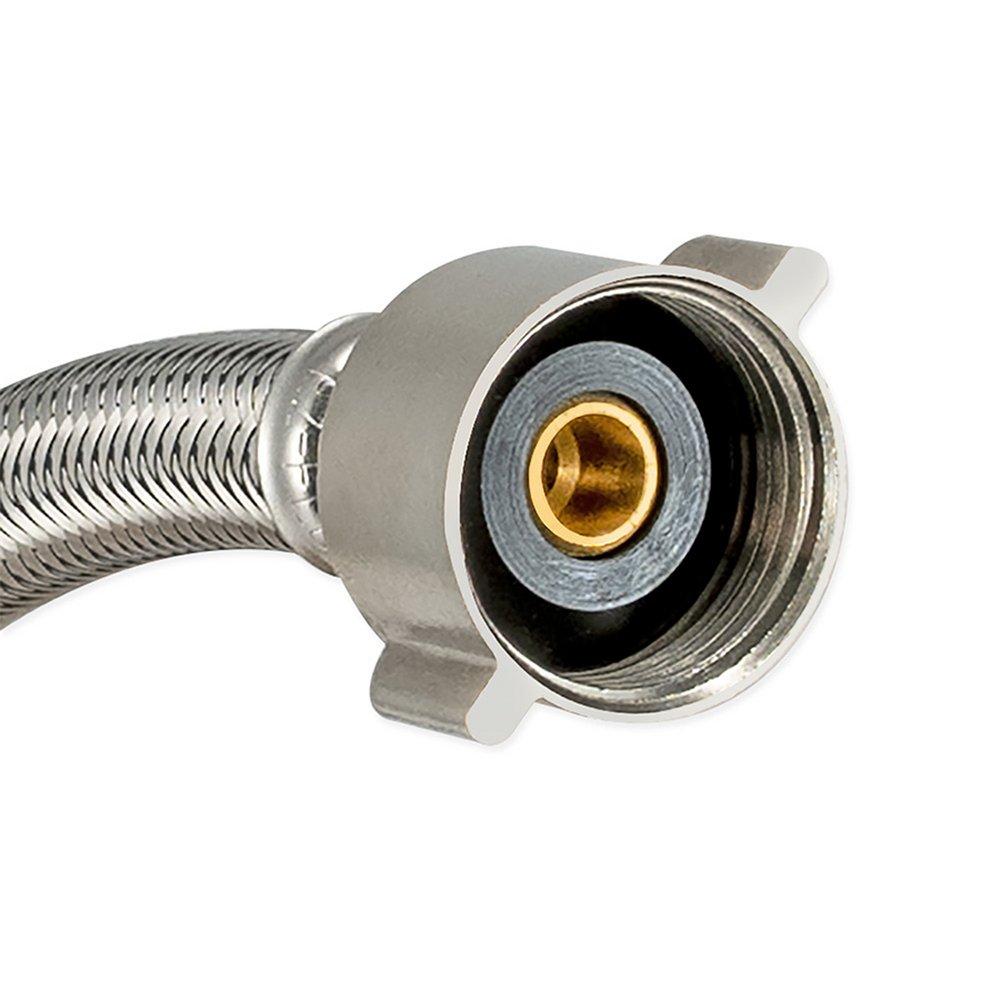 EZ-FLO Stainless 7/8 x 3/8 in. Stainless Steel Compression Inlet 