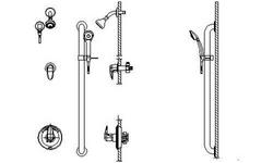 1.5 gpm Single Handle Pressure Balanced Bathtub and Shower Faucet in Chrome