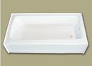 Florestone White 60 x 31 in. Alcove Bathtub Right Drain 