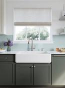 KOHLER White 35-11/16 x 21-9/16 in. Cast Iron Single Bowl Farmhouse Kitchen Sink 