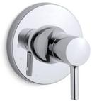 Single Lever Handle Volume Control Valve Trim Only in Polished Chrome