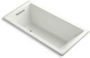 60 x 30 in. Drop-In Bathtub with End Drain in Dune