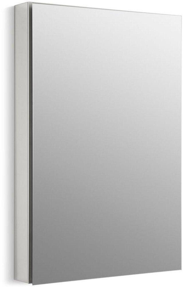 KOHLER Satin Anodized Aluminum 35-3/8 in. Surface Mount and Recessed Mount Medicine Cabinet 