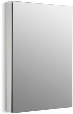 35-3/8 in. Surface Mount and Recessed Mount Medicine Cabinet in Satin Anodized Aluminum