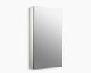 KOHLER Satin Anodized Aluminum 35-3/8 in. Surface Mount and Recessed Mount Medicine Cabinet 
