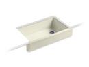 35-1/2 x 21-9/16 in. Cast Iron Single Bowl Farmhouse Kitchen Sink with Short Apron in Cane Sugar™