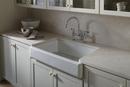 KOHLER Grey 35-1/2 x 21-9/16 in. Cast Iron Single Bowl Farmhouse Kitchen Sink with Short Apron 